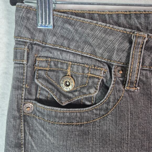 L.E.I Vintage Y2K "Ashley -Ultra Low Rise" Jeans Womens Size 11 - Picture 6 of 10